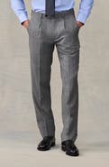 The Black Tux Plaid Wool Suit Pants