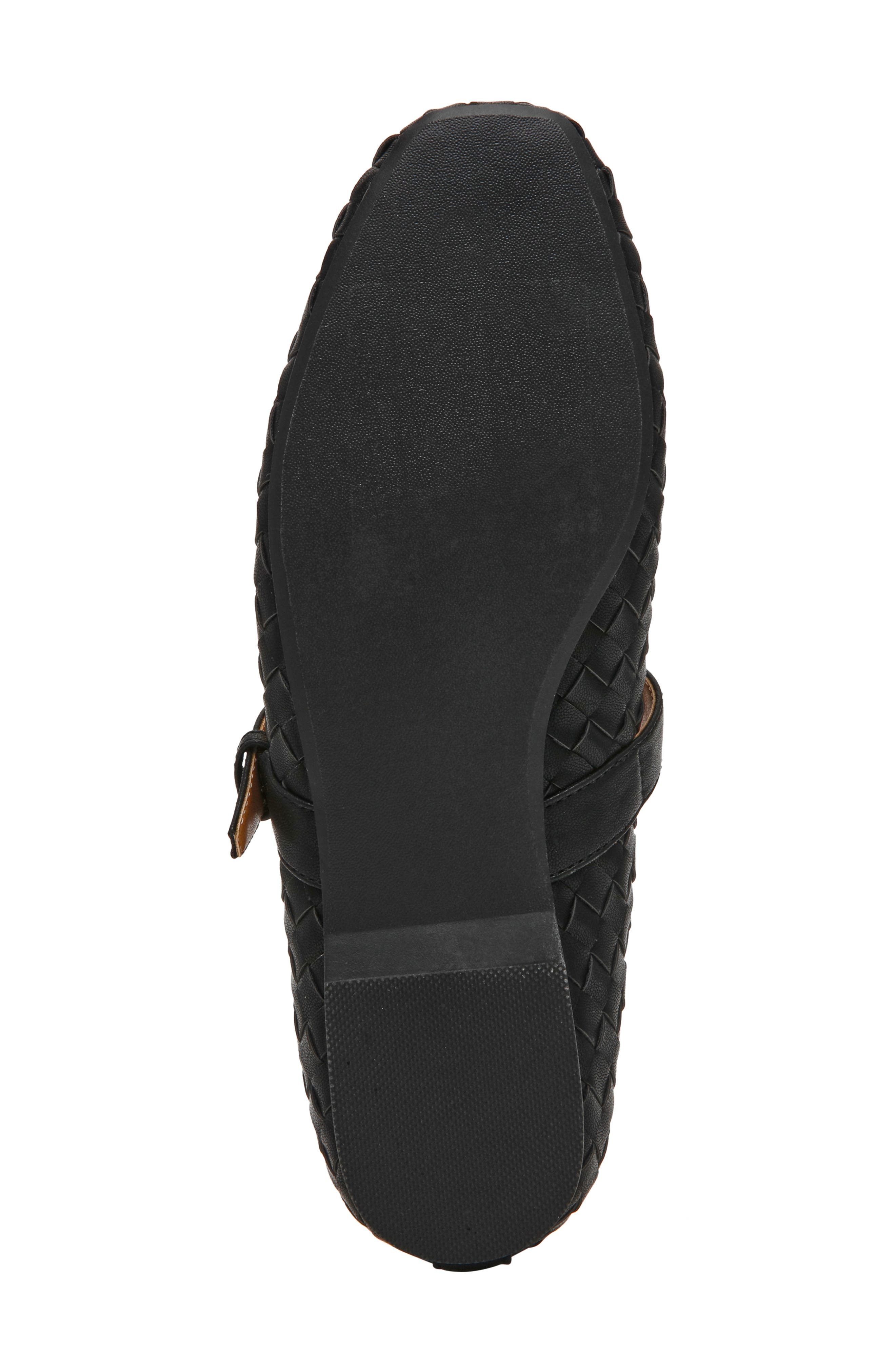 Mulaney Woven Mary Jane Flat, Alternate, color, BLACK