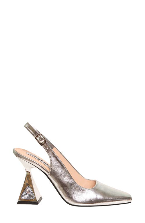 Lady Couture Mistic Slingback Pump In Silver
