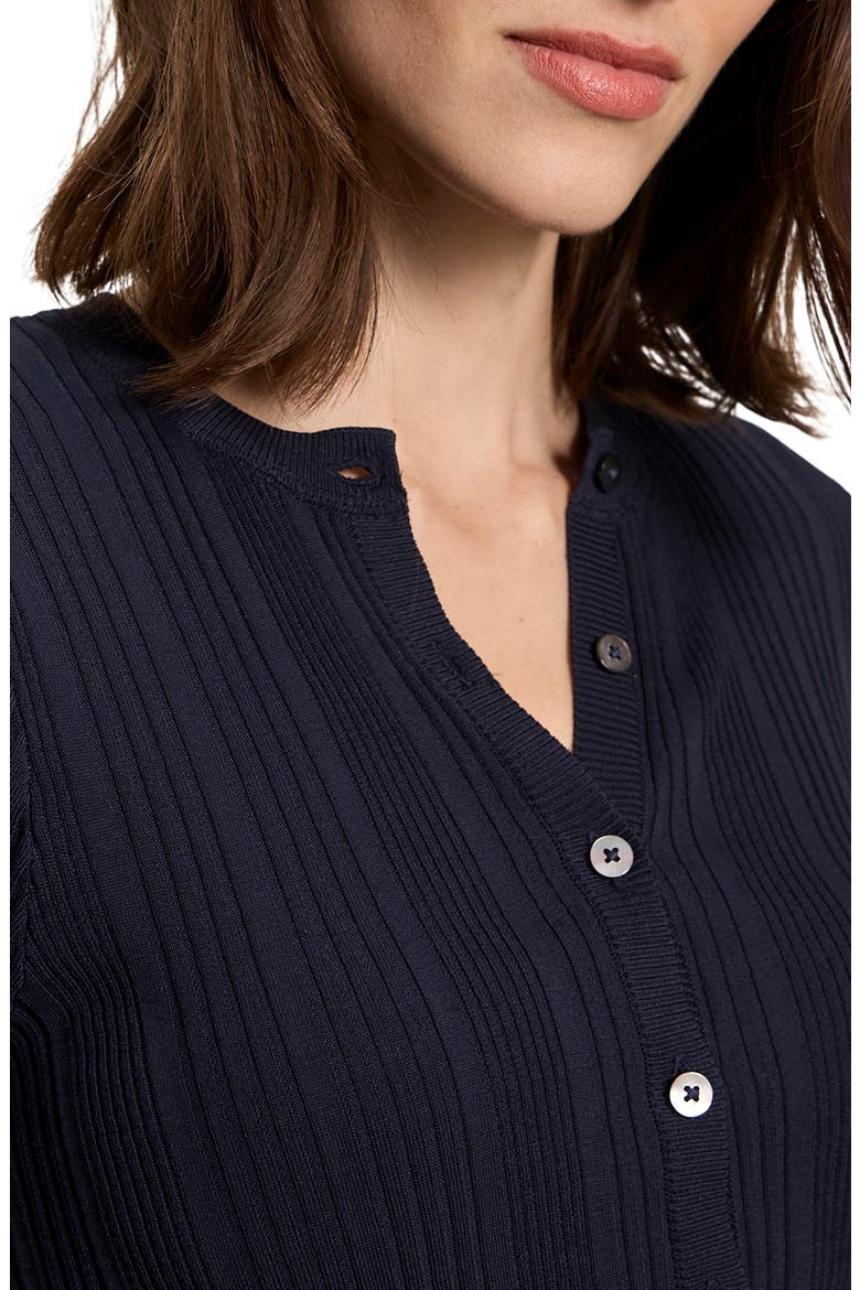 Air Of Ease Rib Top, Alternate, color, NAVY BLUE