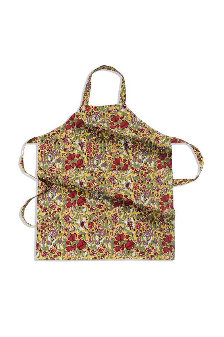 Jardin Apron, Main, color, Red/Green 32" x 36"