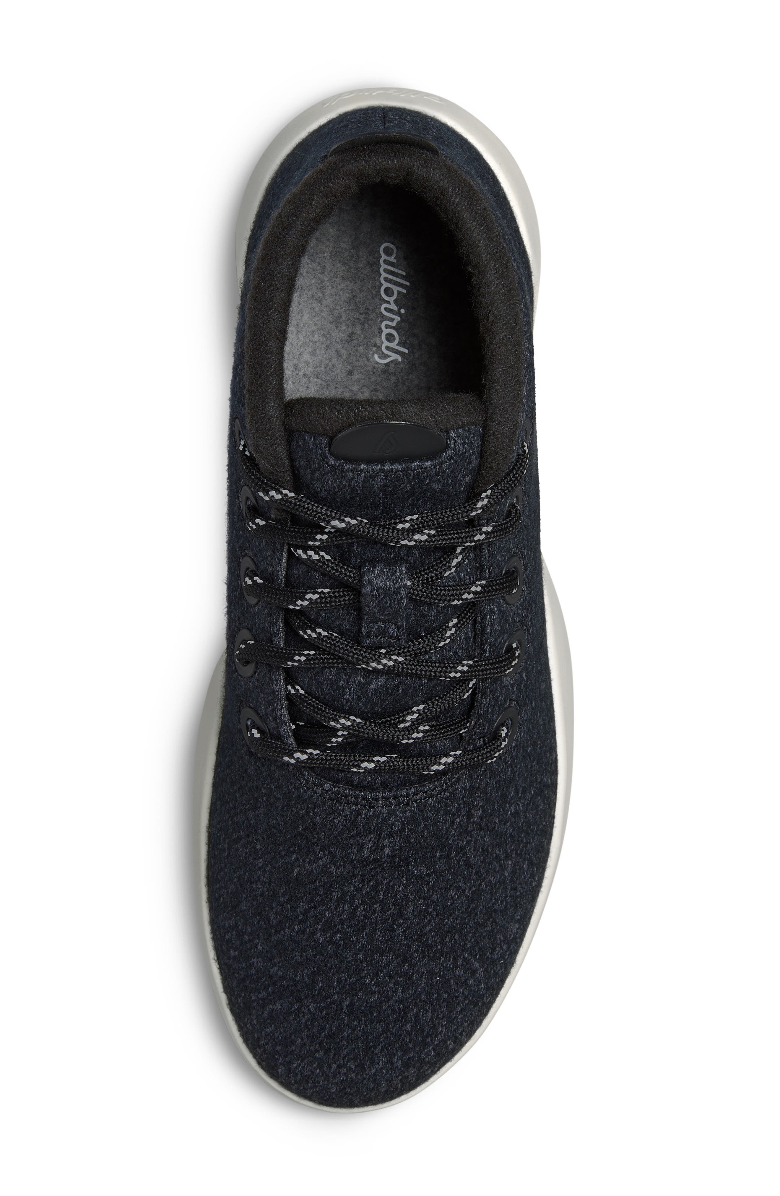 Allbirds Wool Runner-Up Mizzle Sneaker, Alternate, color, Natural Black/ Natural White