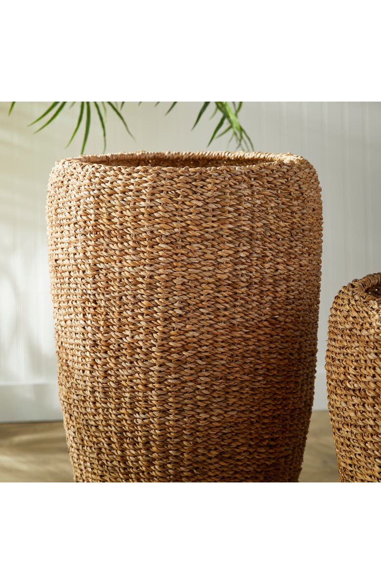 Napa Home & Garden Seagrass Tall Round Decorative Planters, Set of 2, Alternate, color, 