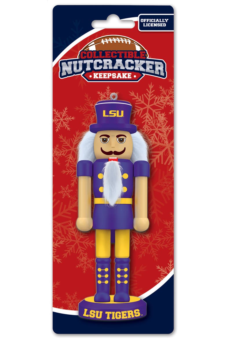 LSU Tigers Keepsake Nutcracker, Alternate, color, Multicolor
