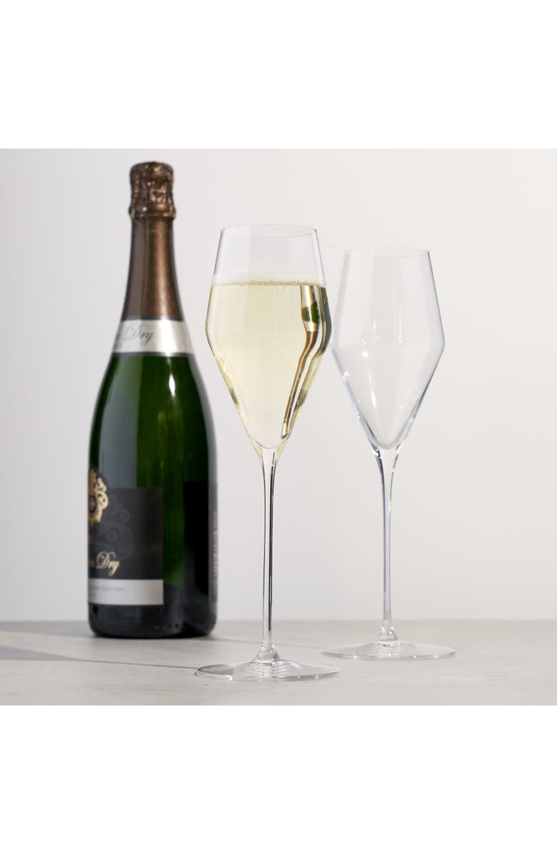 SPIEGELAU Definition Champagne Flute Glass Set of 2, Alternate, color, Clear