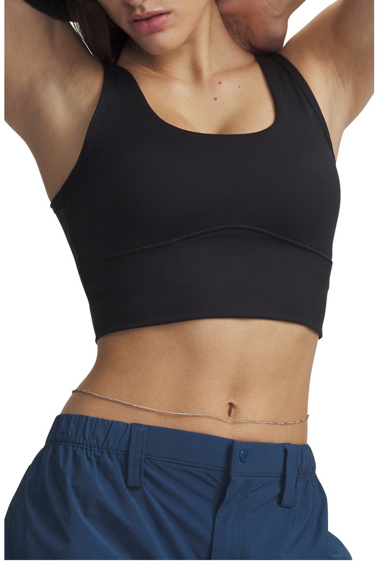 Meridian Performance Crop Tank, Main, color, BLACK / / BLACK
