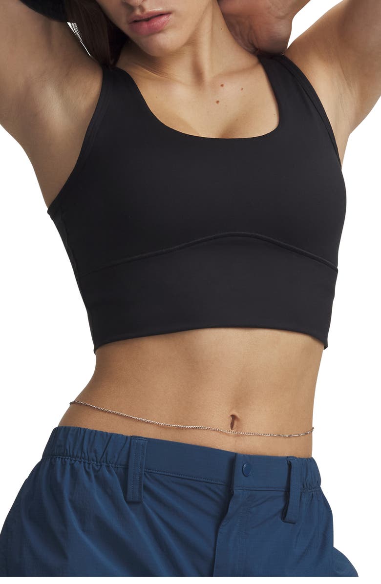 Under Armour Meridian Performance Crop Tank, Main, color, Black / / Black