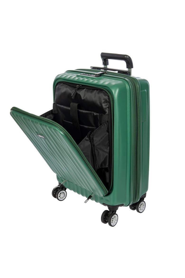 Cervia Hardside Expandable (21"/27"/29") 3 Piece Spinner Luggage Set, Alternate, color, Dark Emerald