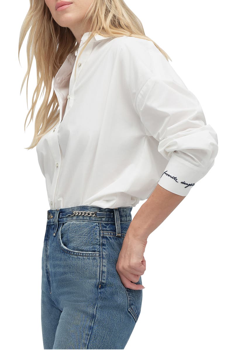 Favorite Daughter Classic Poplin Shirt, Alternate, color, White