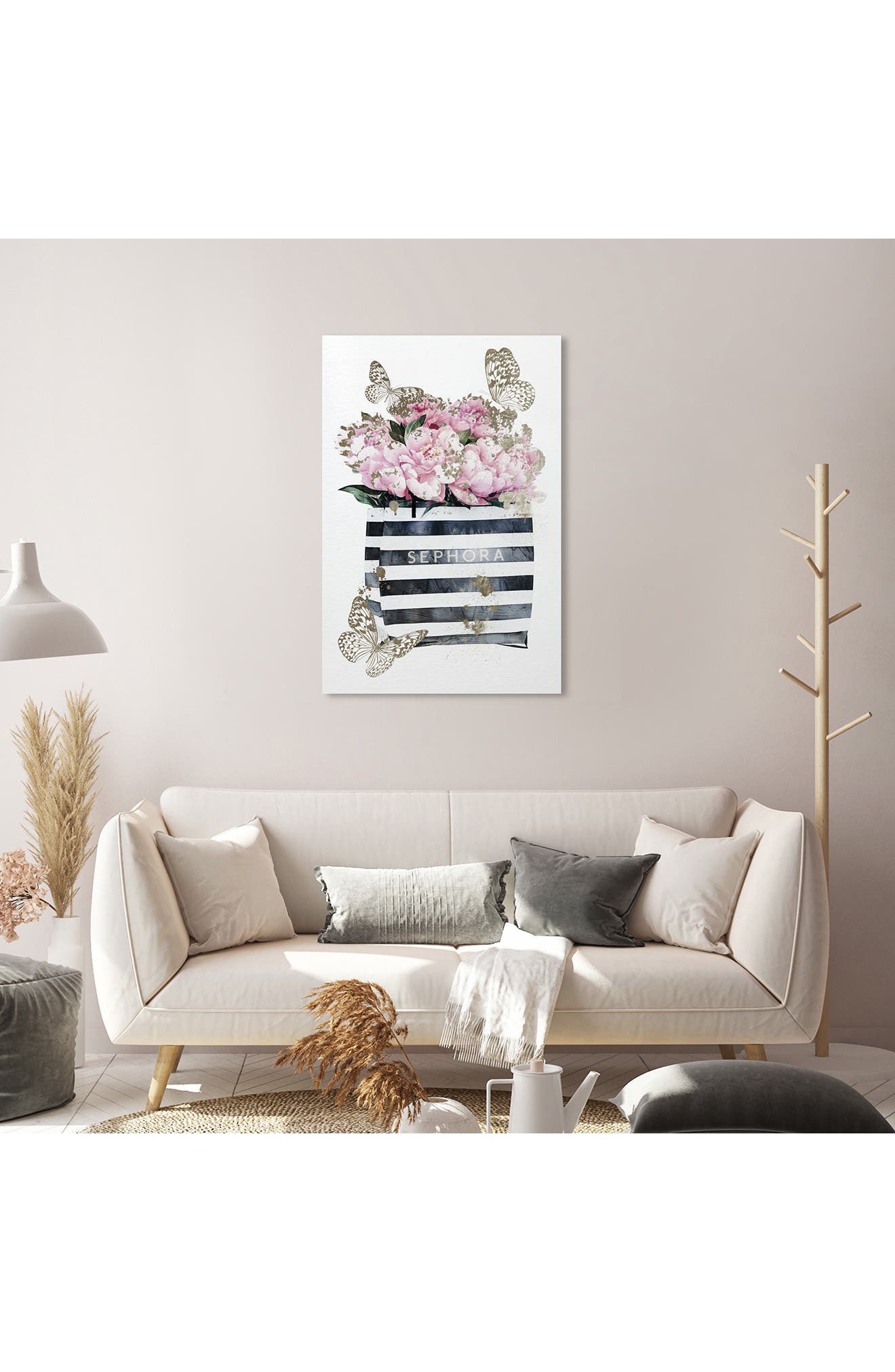 Wynwood Studio Floral Makeup Canvas Wall Art | Nordstromrack