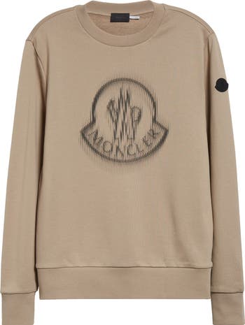 Moncler Blurred Logo Graphic Sweatshirt | Nordstrom