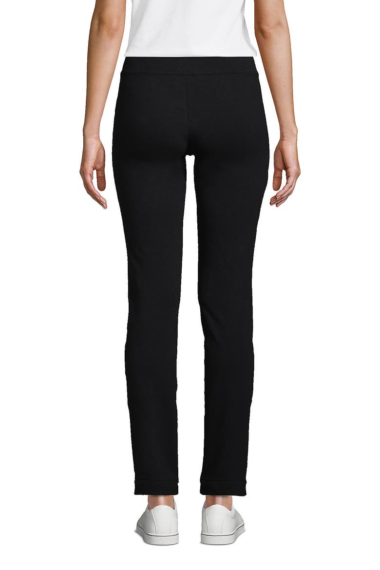 Starfish Mid Rise Slim Leg Pants, Alternate, color, Black