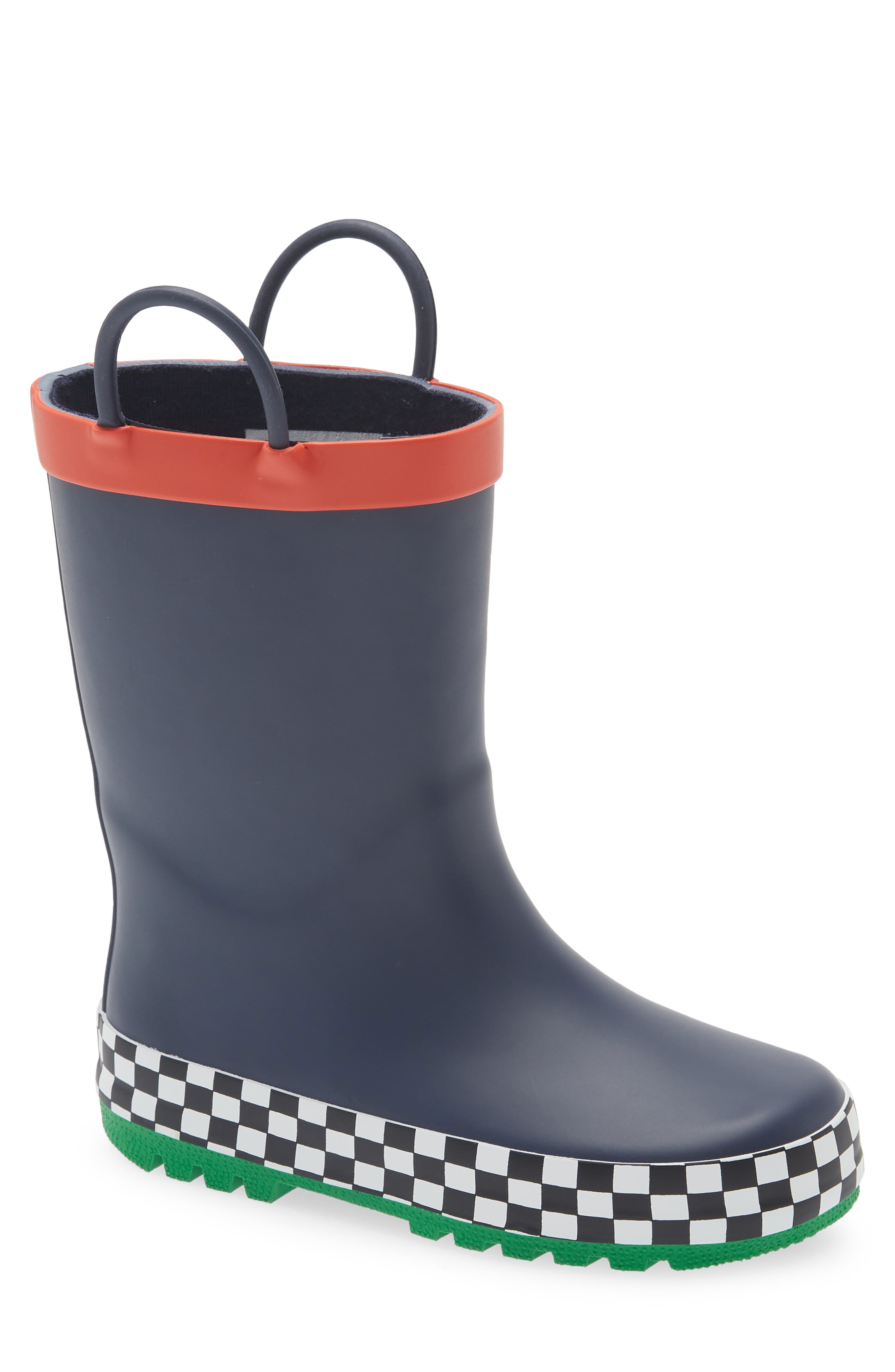 Kids' Storm Rain Boot, Main, color, BLUE MULTI