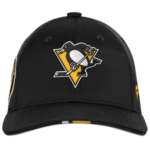 Youth Fanatics Black Pittsburgh Penguins 2025 NHL Draft Authentic Pro On-Stage Podium Adjustable Hat