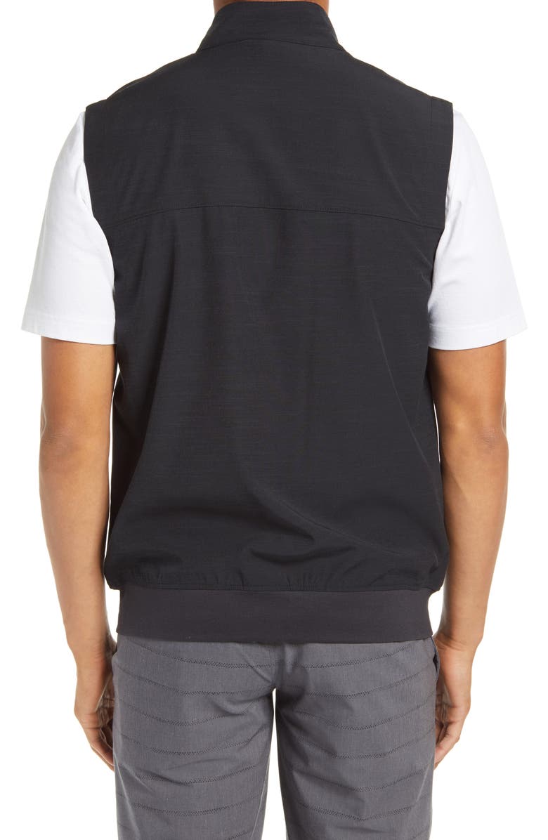 TravisMathew TravisMatthew Off the Dock Vest, Alternate, color, Black