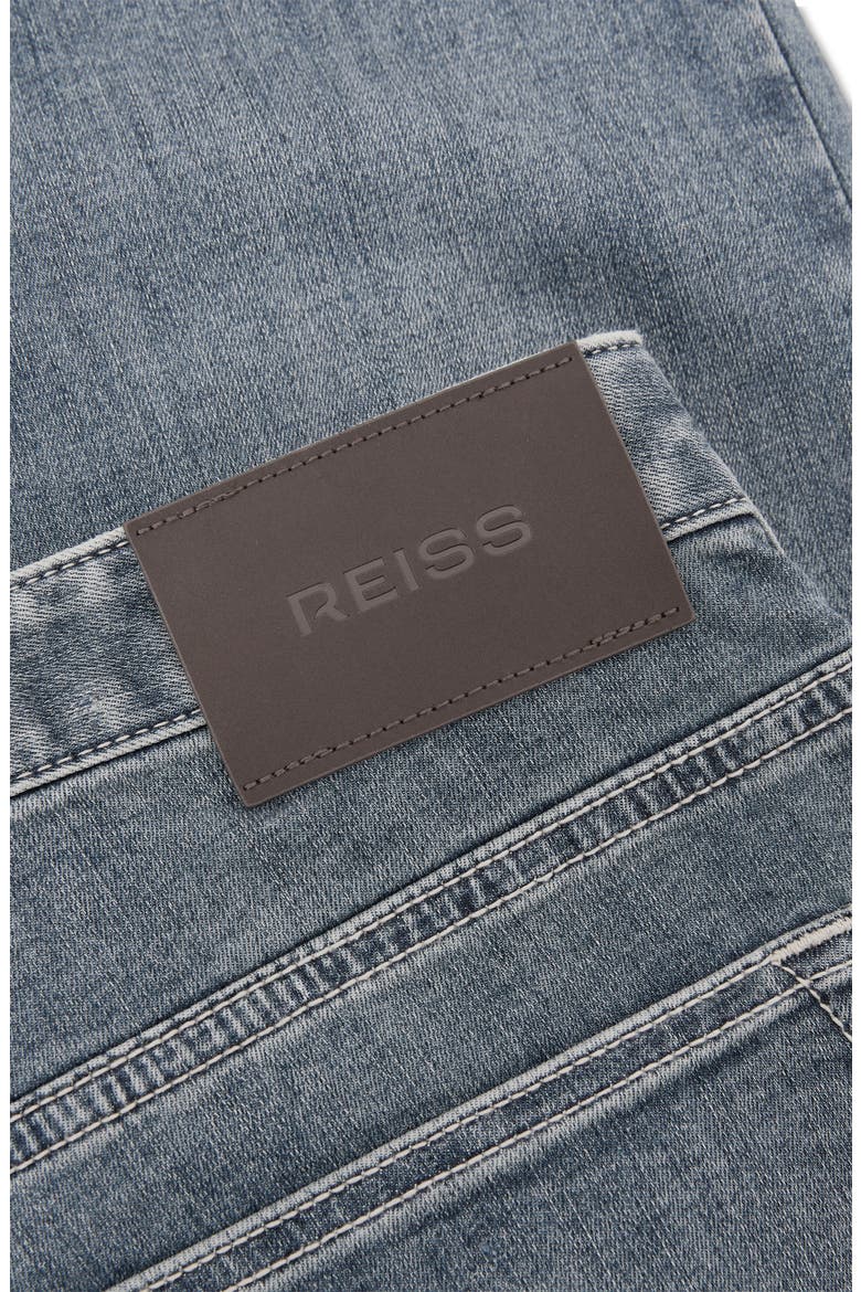 Maddison Slim Straight Leg Jeans, Alternate, color, WASHED INDIGO G