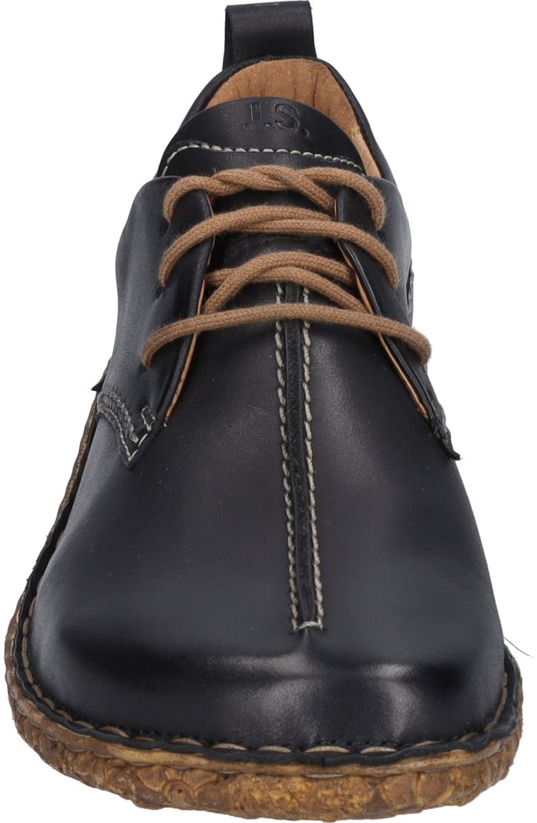 Josef Seibel Rosalie 50 Leather Sneaker, Alternate, color, Black