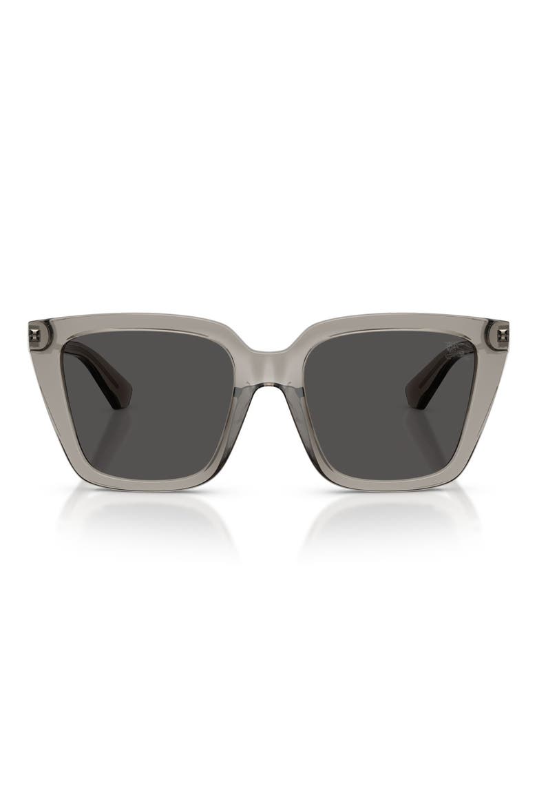 52mm Square Sunglasses, Main, color, GREY / DARK GREY