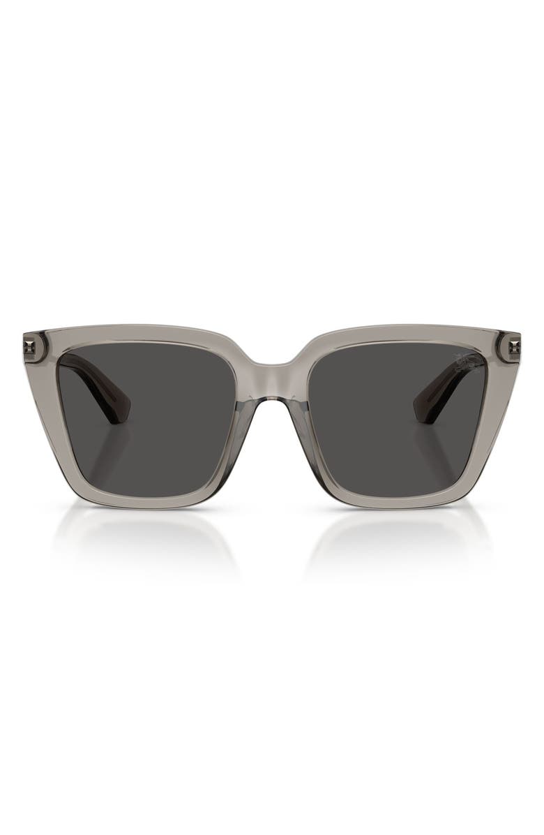 Burberry 52mm Square Sunglasses, Main, color, Grey / Dark Grey