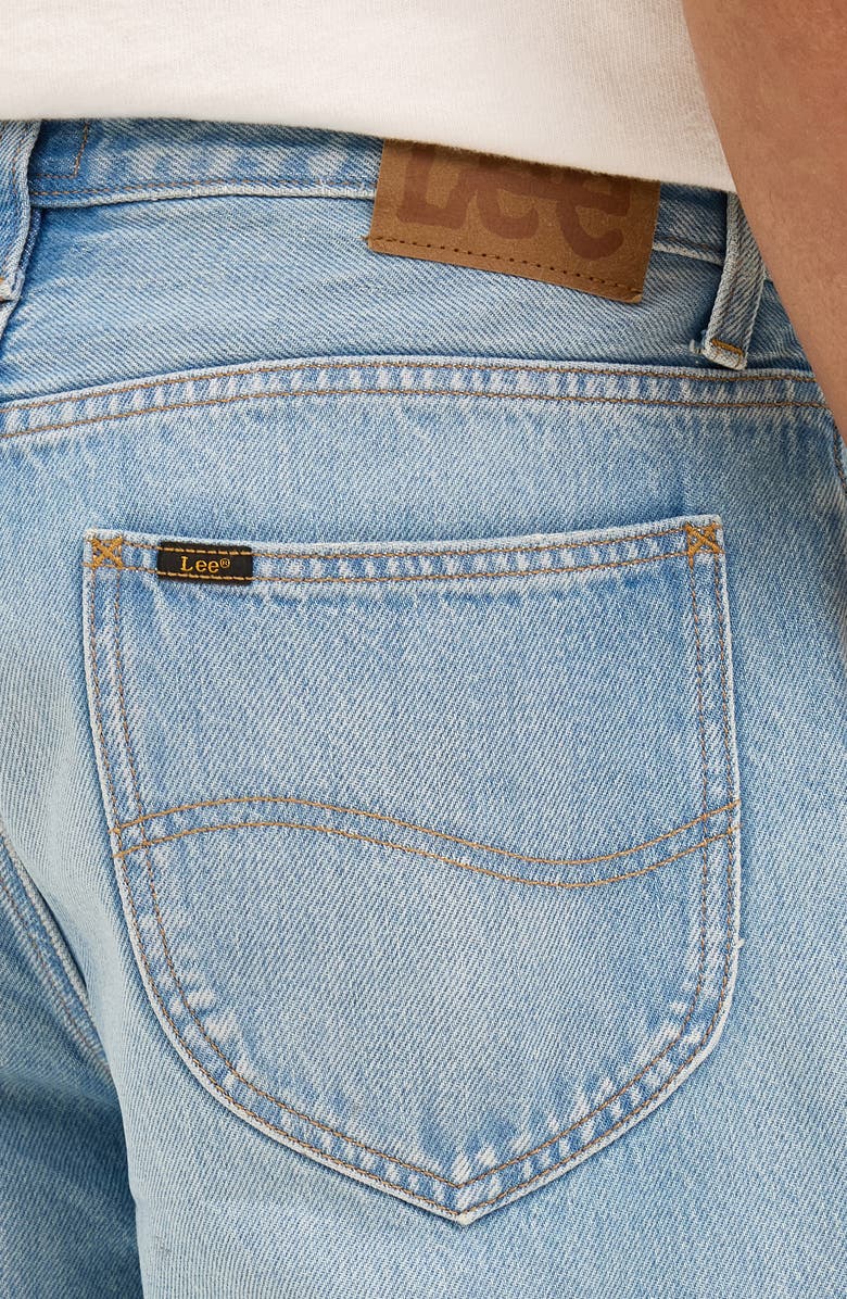 Lee West Ripped Regular Straight Leg Jeans, Alternate, color, Mills Crossing