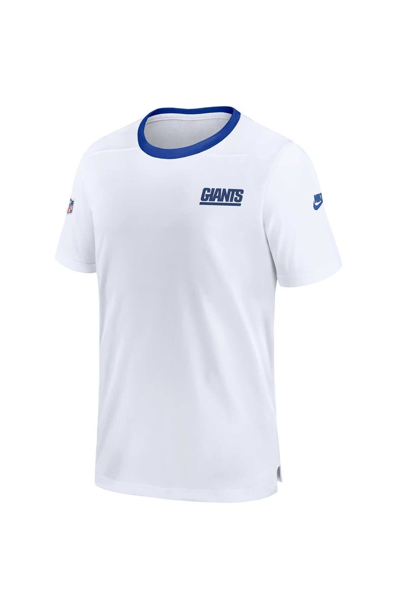 Nike Men's Nike White New York Giants Sideline Coaches Alternate Performance T-Shirt, Alternate, color, White