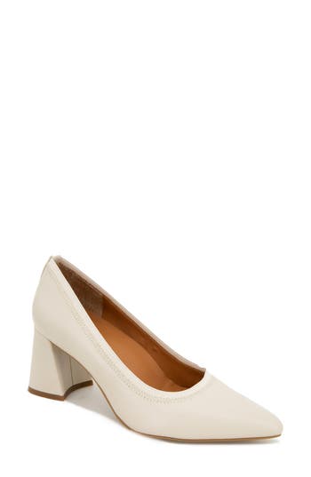 Gentle Souls Dionne Pointed Toe Pump In Gray