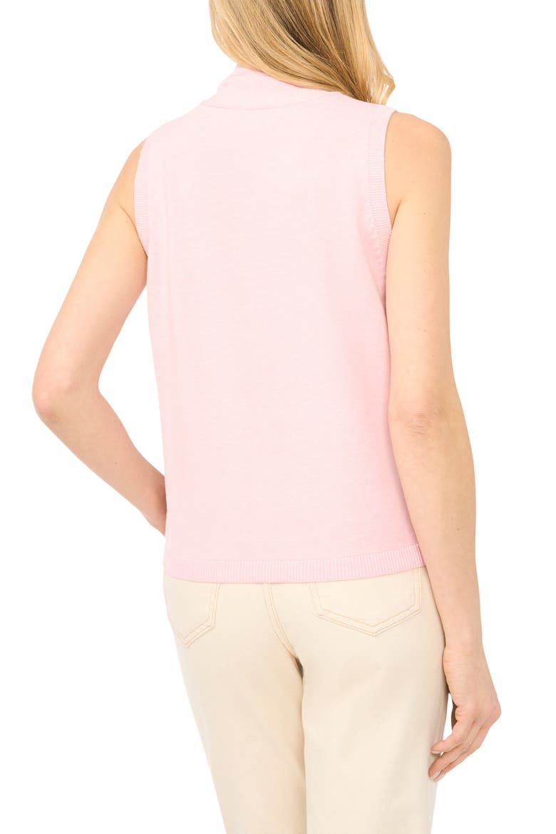 Tie Neck Sweater Tank, Alternate, color, CHARMING PINK
