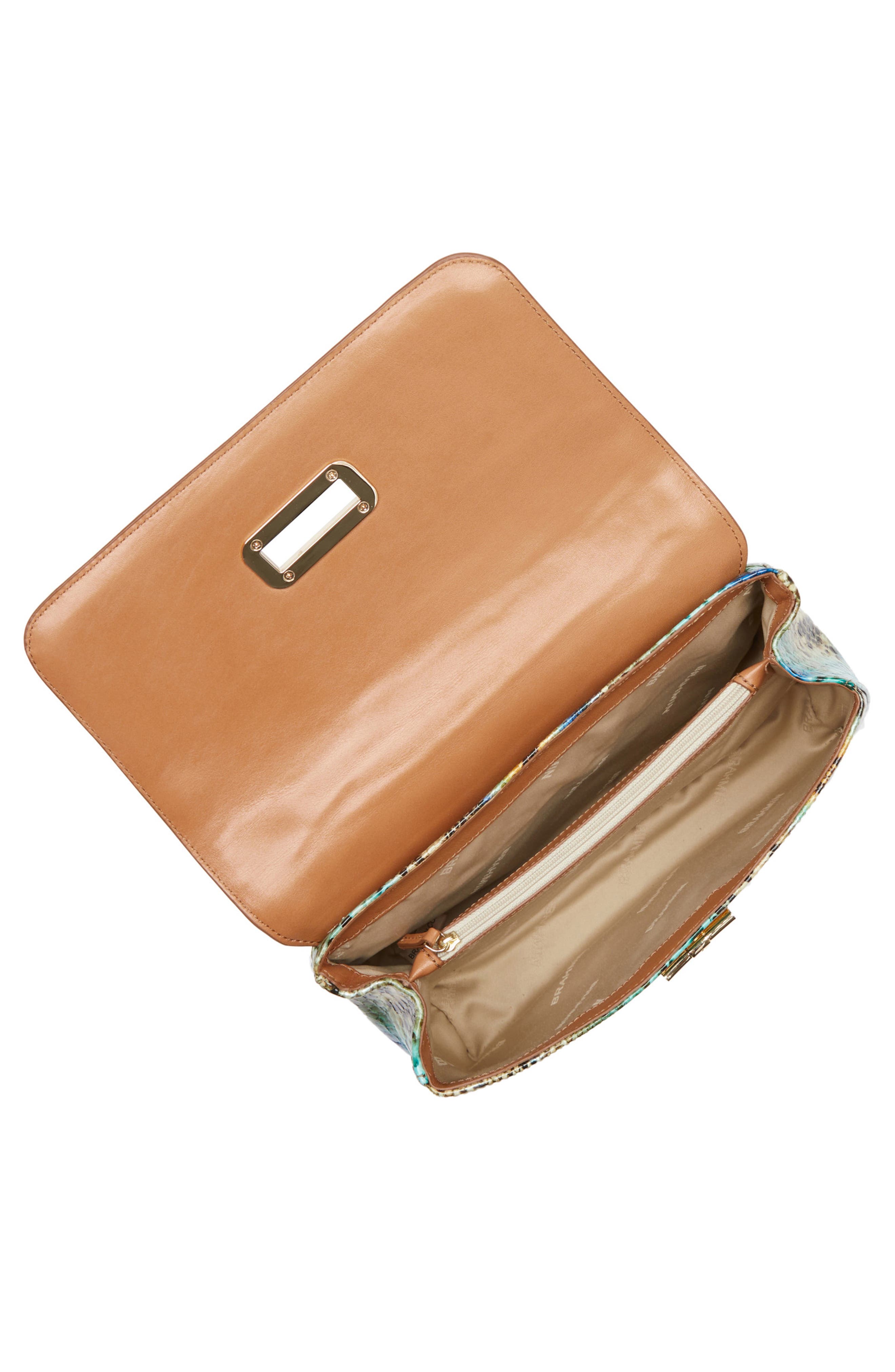 Brahmin Rosalie Snake Embossed Leather Convertible Crossbody Bag, Alternate, color, 