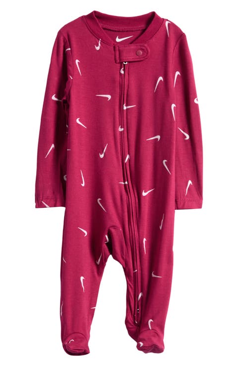 Swoosh Print Footie