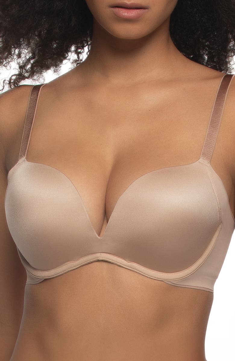 Felina Moxie Seamless Bra, Main, color, Dune