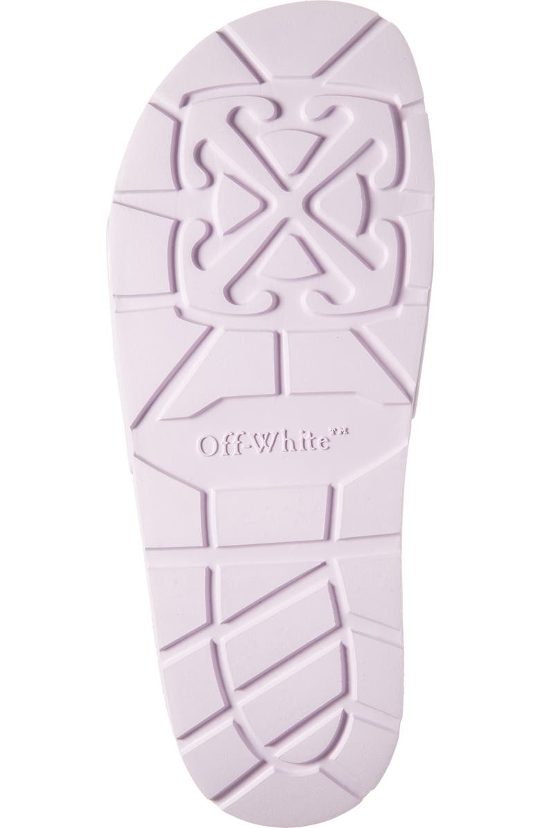 Off-White Bookish Logo Slide Sandal, Alternate, color,