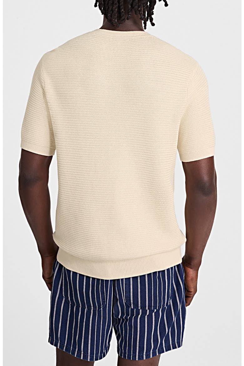 Zigzag Stitch Sweater Top, Alternate, color, PARCHMENT