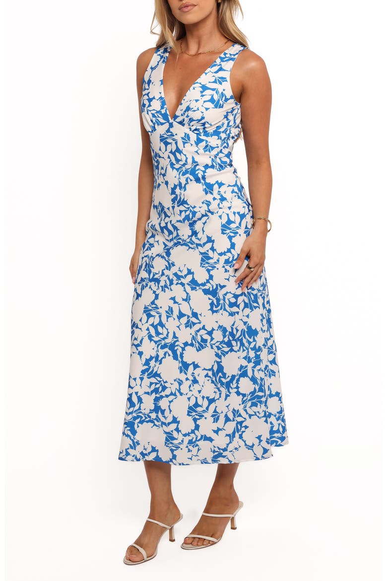 Caia Maxi Dress, Alternate, color, BLUE FLORAL