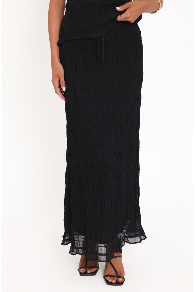 Valana Maxi Skirt, Alternate, color, BLACK