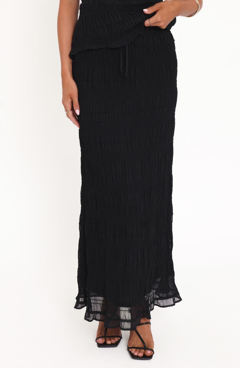 Petal & Pup Valana Maxi Skirt, Alternate, color, Black