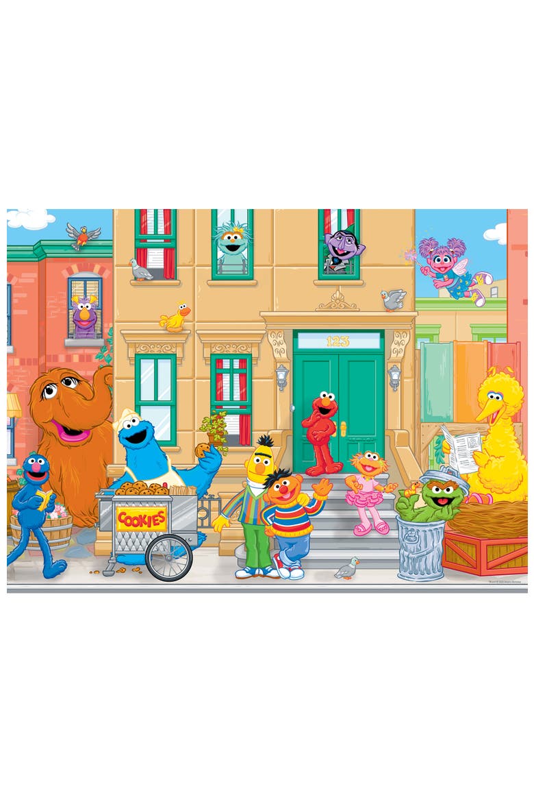 Sesame Street Neighborhood 48pc Puzzle, Alternate, color, Multicolor