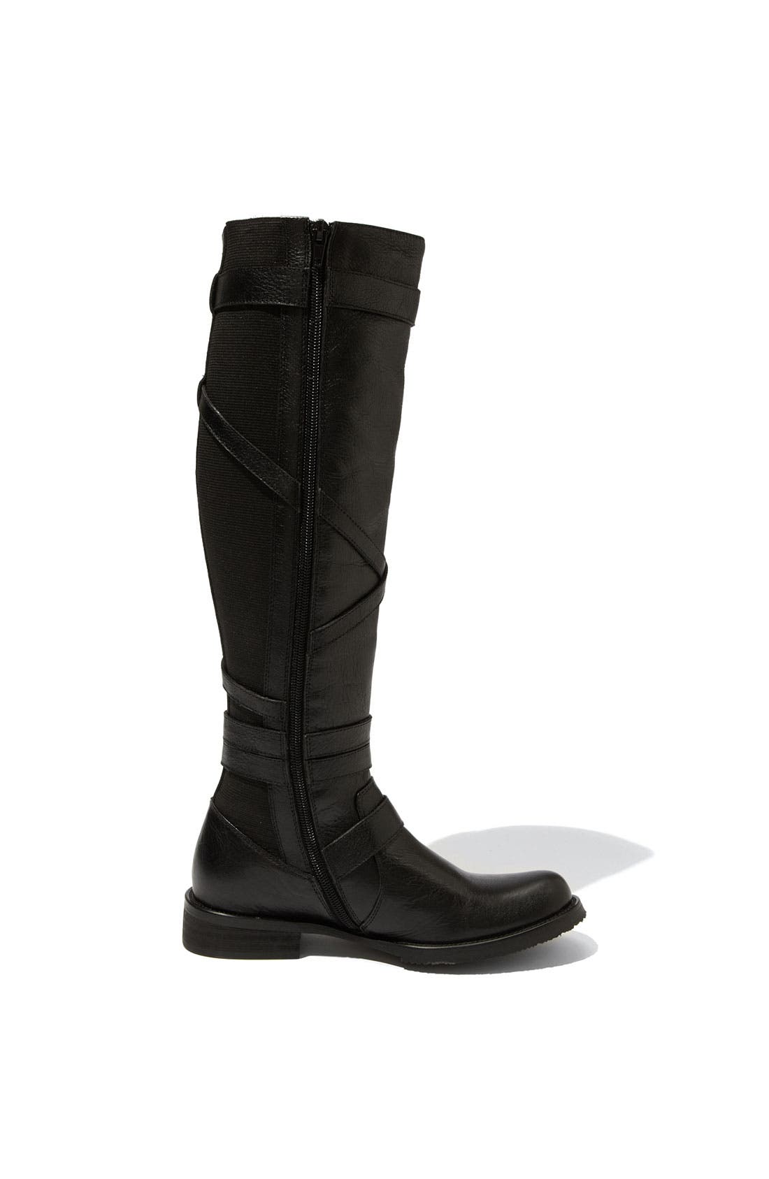 'Kira' Riding Boot, Alternate, color, BLACK