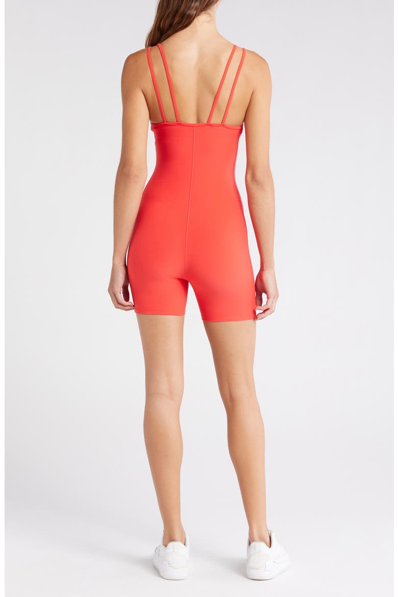 Alosoft Sun's Out Romper, Alternate, color, RED HOT SUMMER