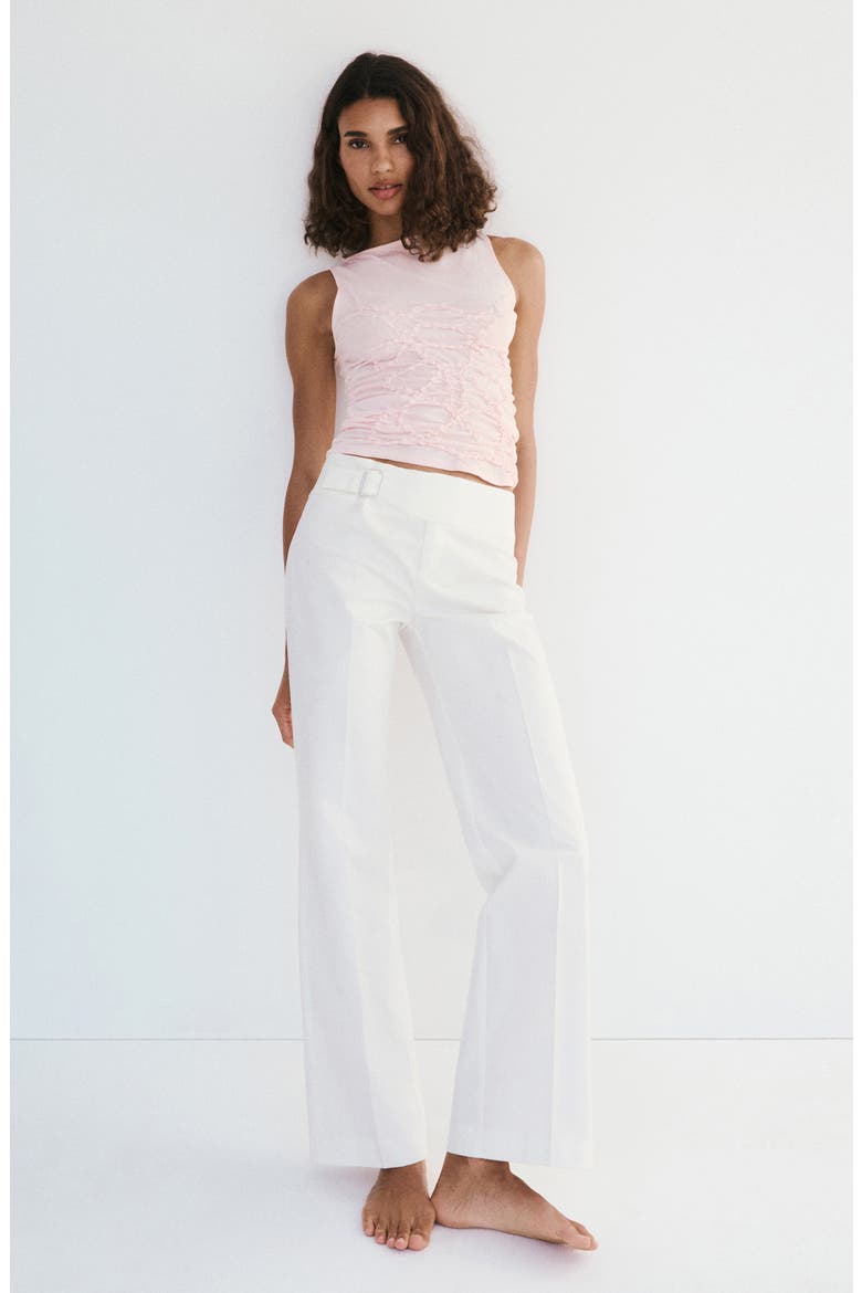 Ruched Sleeveless Top, Alternate, color, PASTEL PINK