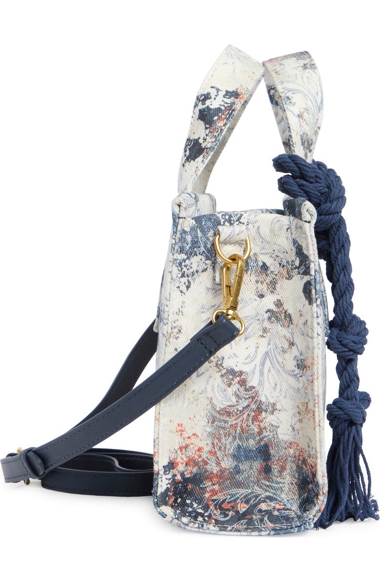 Vince Camuto Aalis Small Tote Bag, Alternate, color, White Floral