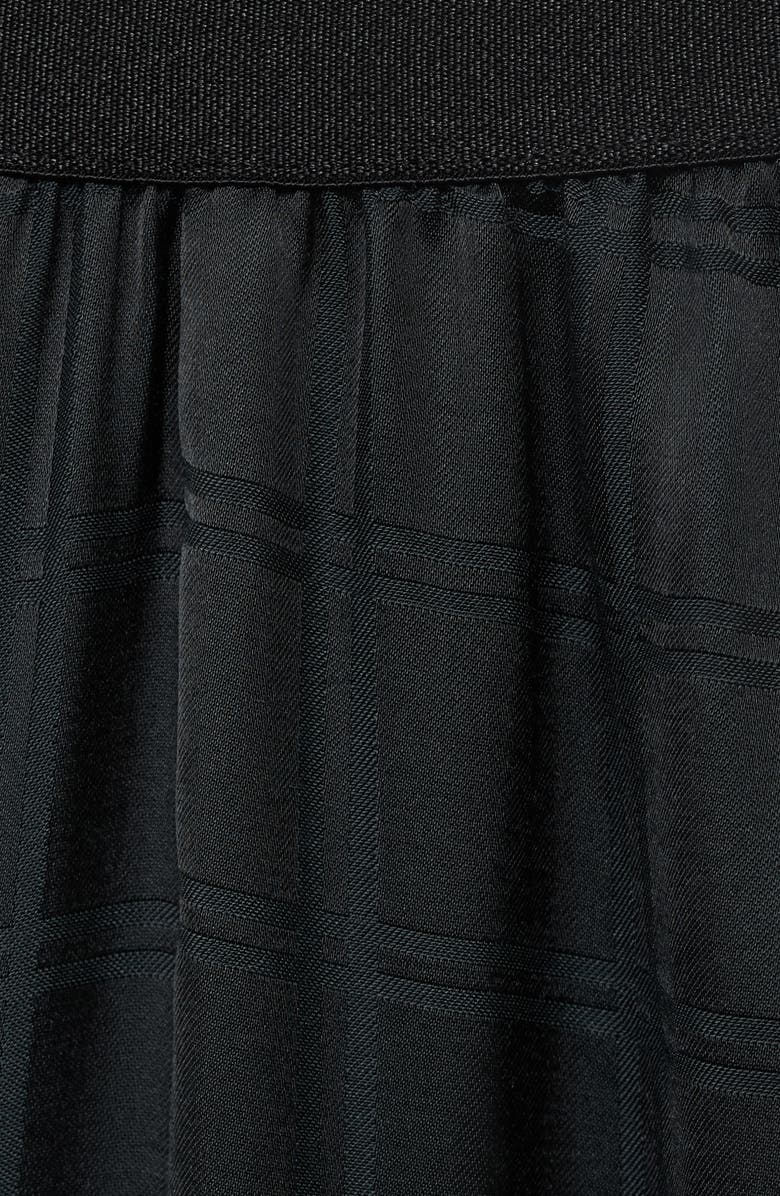 MANGO Check Pajama Pants, Alternate, color, Black