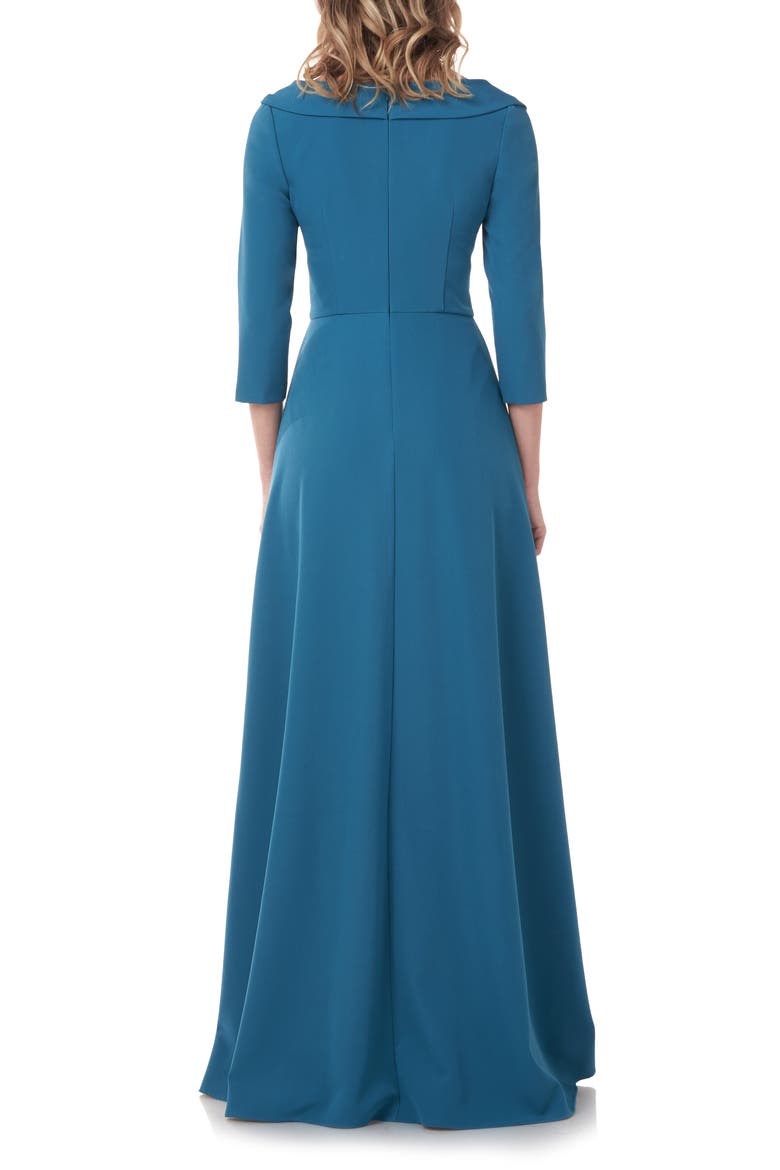 Crepe Maxi Romper, Alternate, color, PERSIAN BLUE