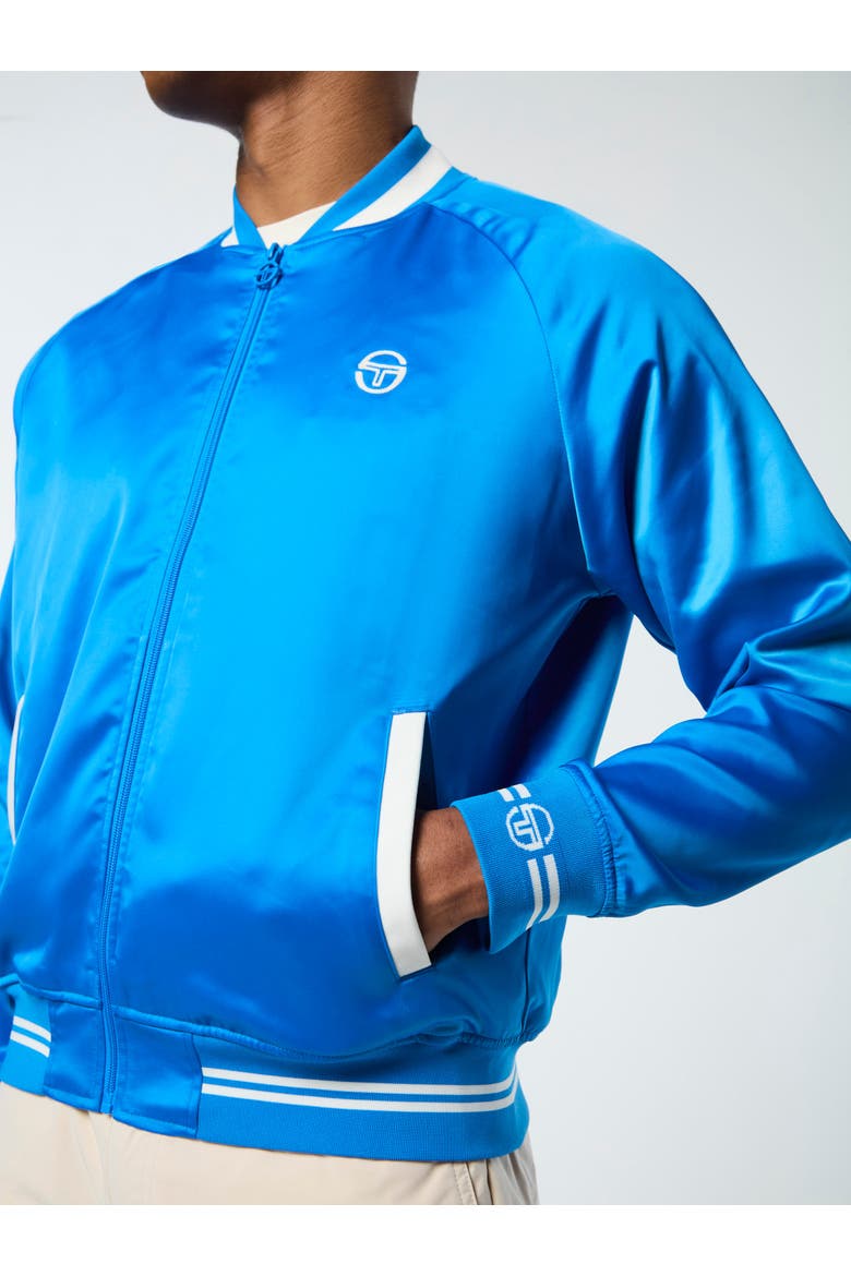 Tosca Varsity Jacket, Alternate, color, FRENCH BLUE