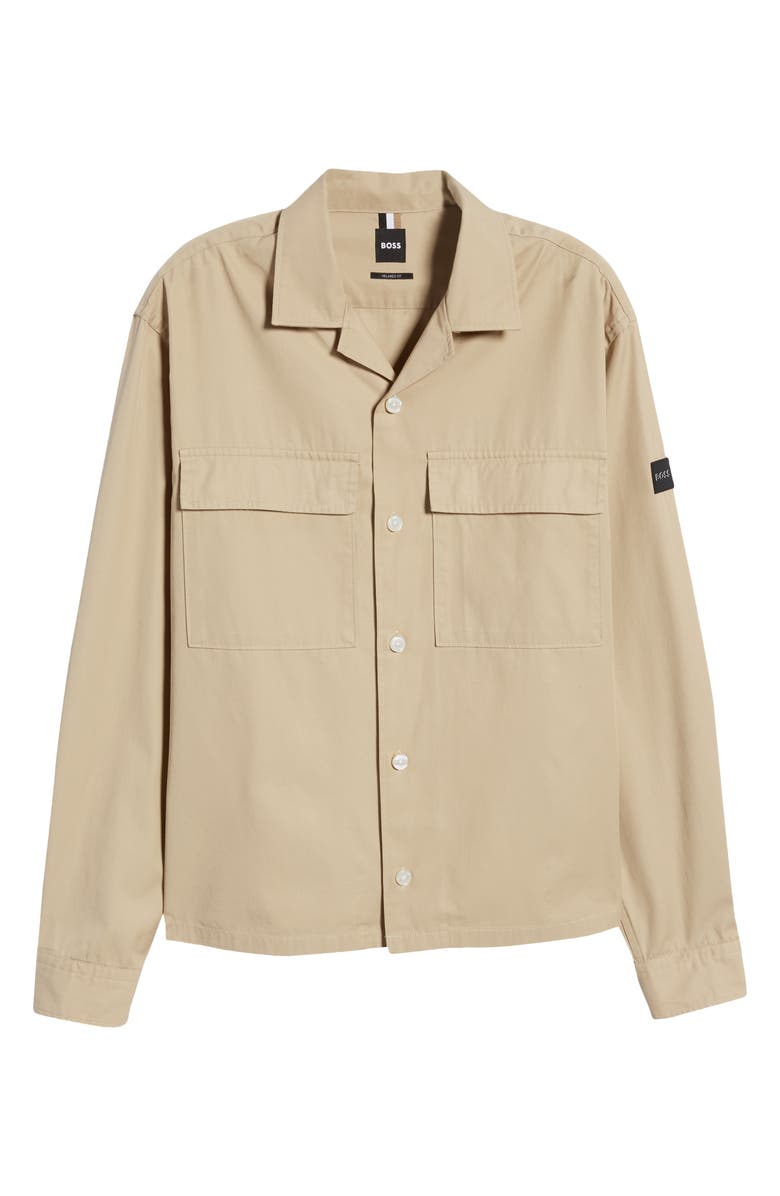 BOSS Naldo Relaxed Fit Button-Up Camp Shirt, Alternate, color, 