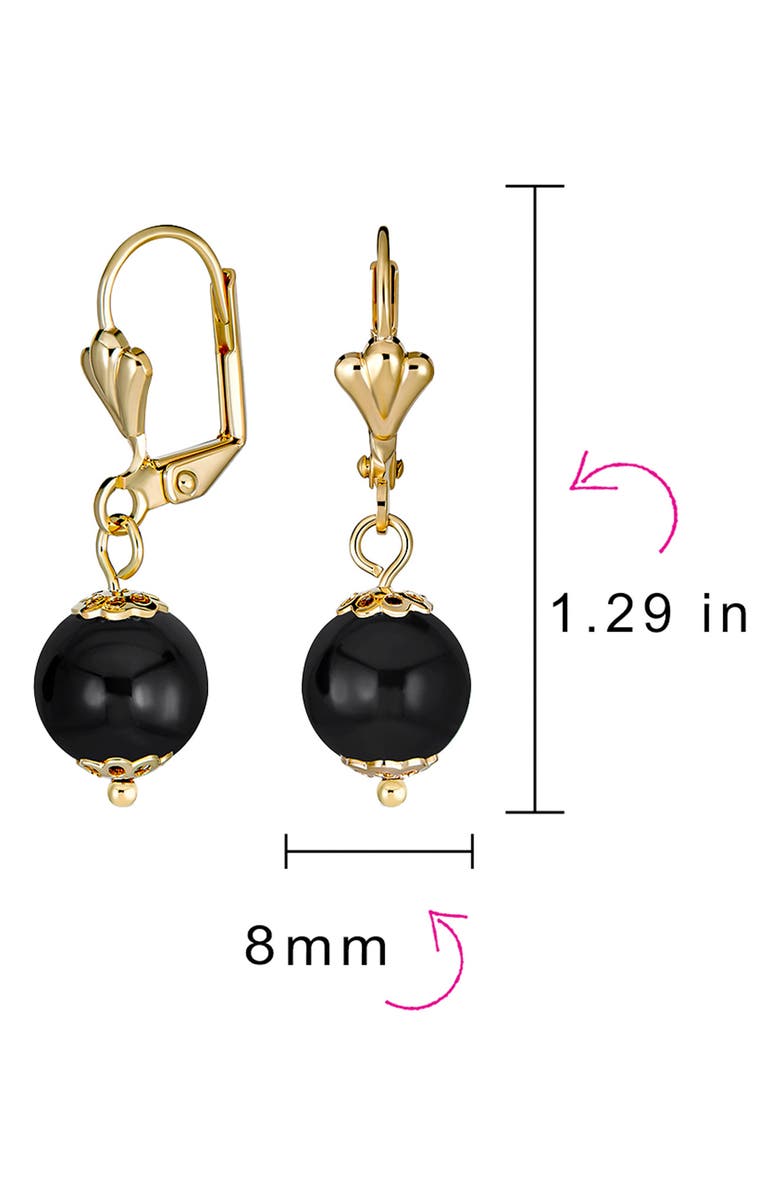 BLING JEWELRY Stone Drop Earrings, Alternate, color, 