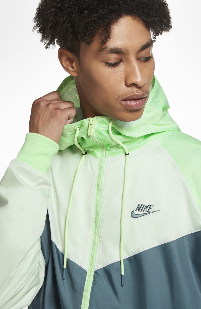 Nike Sportswear Windrunner Jacket, Alternate, color, Ash Green/Cucumber/Spruce Aura