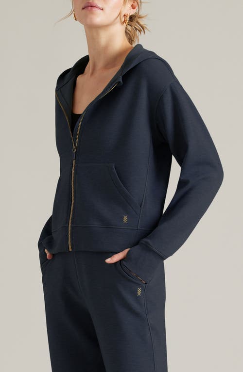 Shop Rhone Dreamglow Full Zip Hoodie In Navy Blue