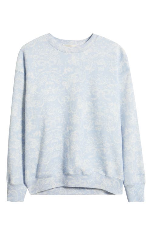 Loveshackfancy Palo Cotton Blend Sweatshirt In White