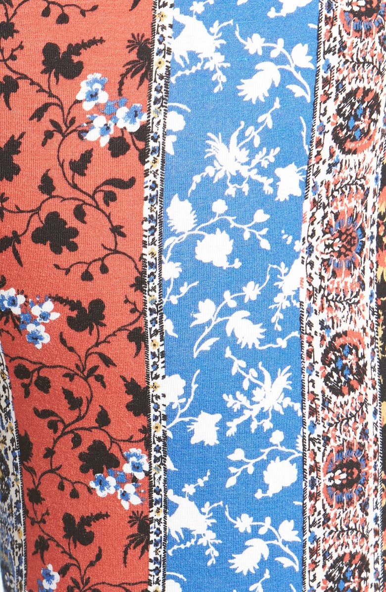 h.i.p. Mixed Print Flare Leg Pants, Alternate, color, 