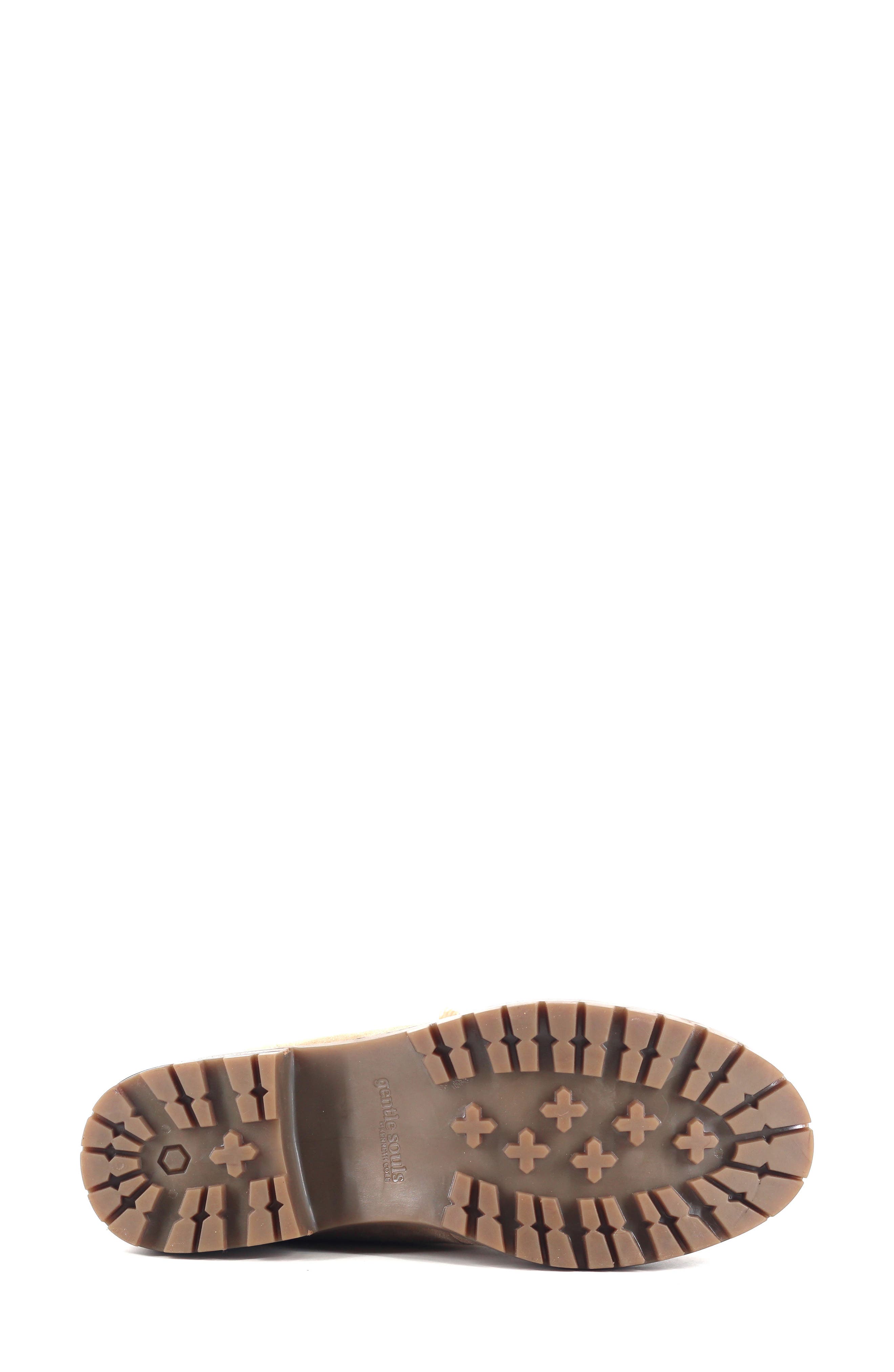 Bliss Genuine Shearling Lined Boot, Alternate, color, WARM SAND SUEDE